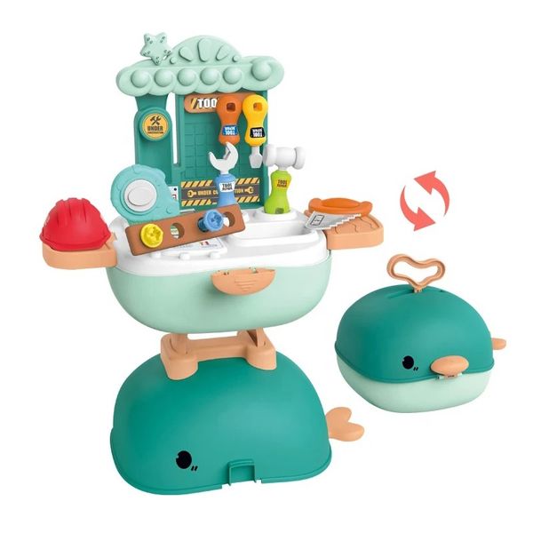 3 IN1 Children's Kitchen Set Role-Playing, Foldable Backpack