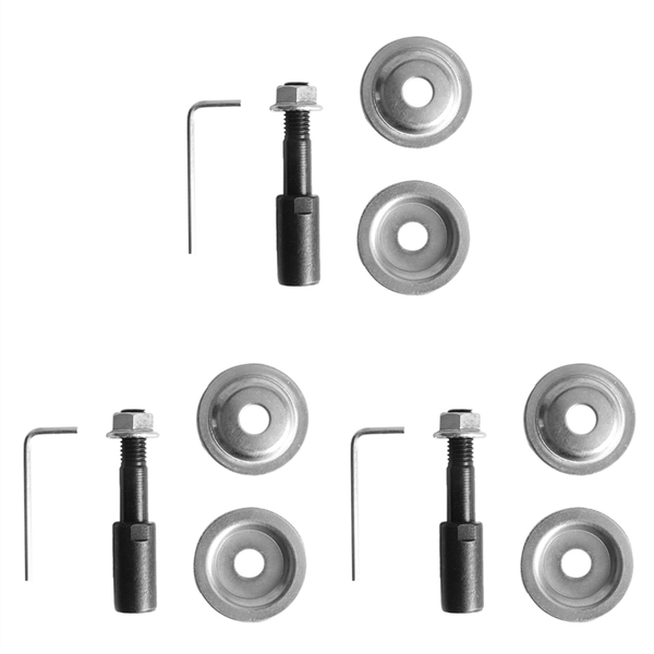 3 Sets of Grinding Wheel Connection Shaft for 775 Motor Polishing and Grind