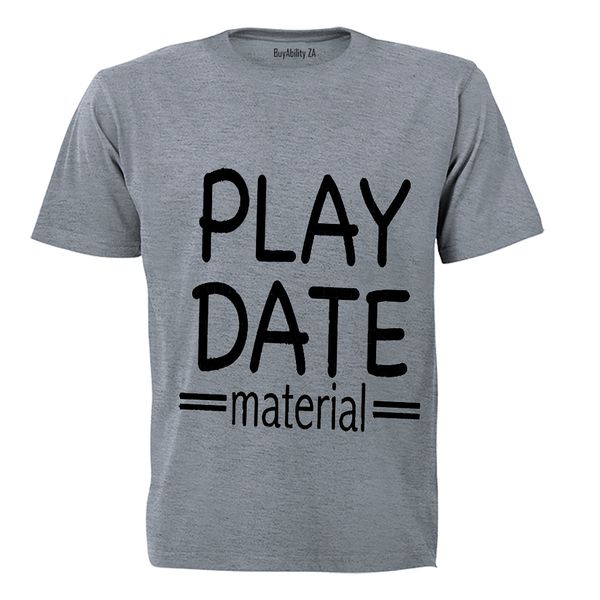 Play Date Material - Kids T-Shirt - White