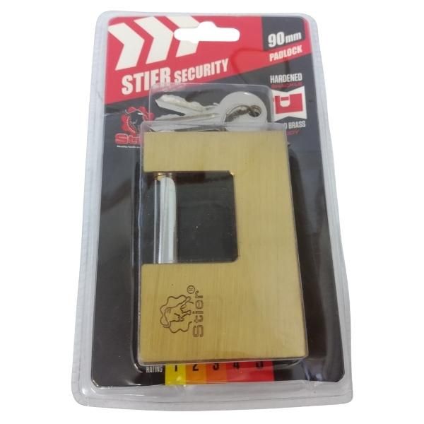 Stier - Padlock with 3 x Keys - 90mm
