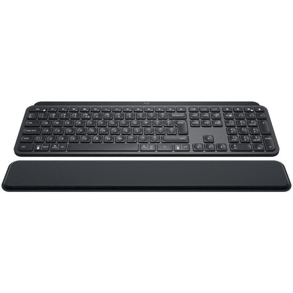 Logitech MX Keys Advanced Illuminated Wireless Keyboard with Palm Rest