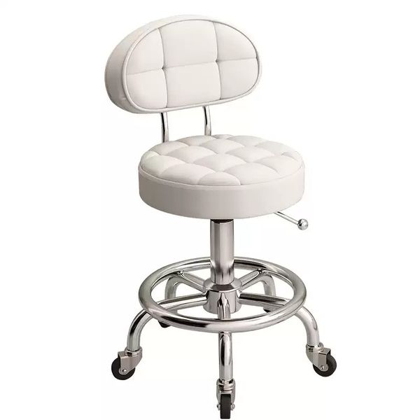 Adjustable Height Swivel Chair With 34cm Seat Diameter Salon Stool