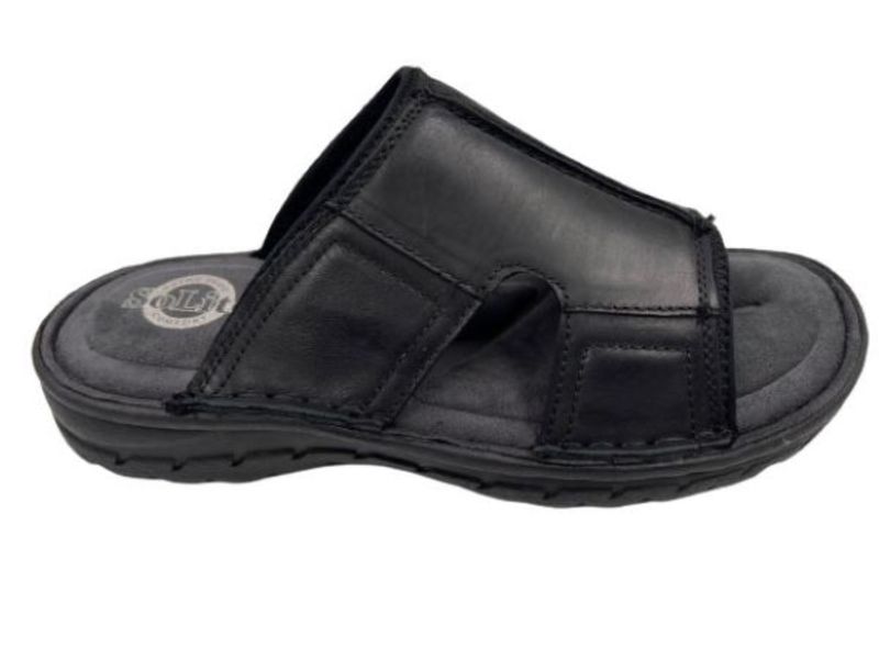 Solite Men's Orthopedic Comfort 004 Sandal Black