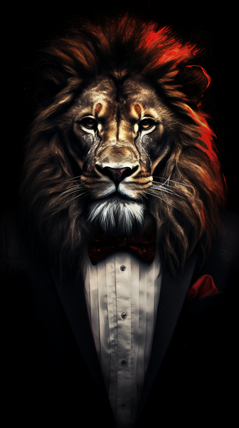 Canvas Wall Art - Lion Creative Art -HD0349