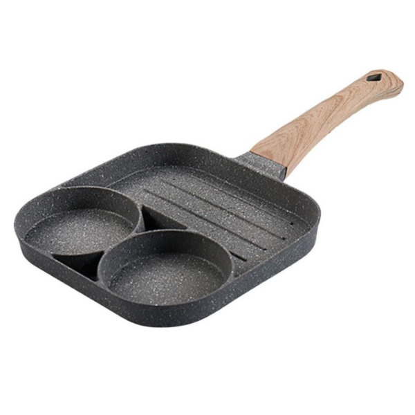 3-in-1 Non-Stick Frying Pan - Multi-Functional
