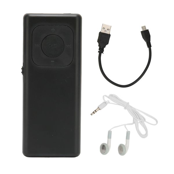 MP3 Player Lossless Sound Support 64G Memory Card Portable Mini Music Black