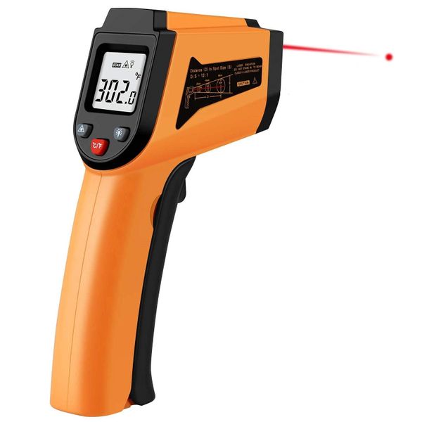 Kitchen Infrared Thermometer Gun-50 C to 400 C(-58 F to 752 F) for Cooking