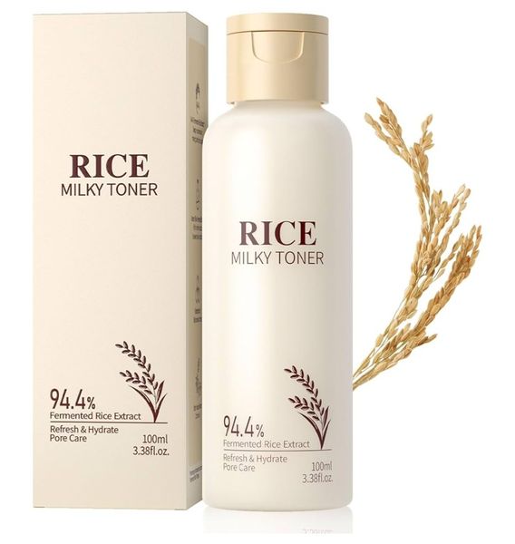 Rice Toner for Face - Milky Toner with 94.4% Rice Extract &amp; Niacinamide