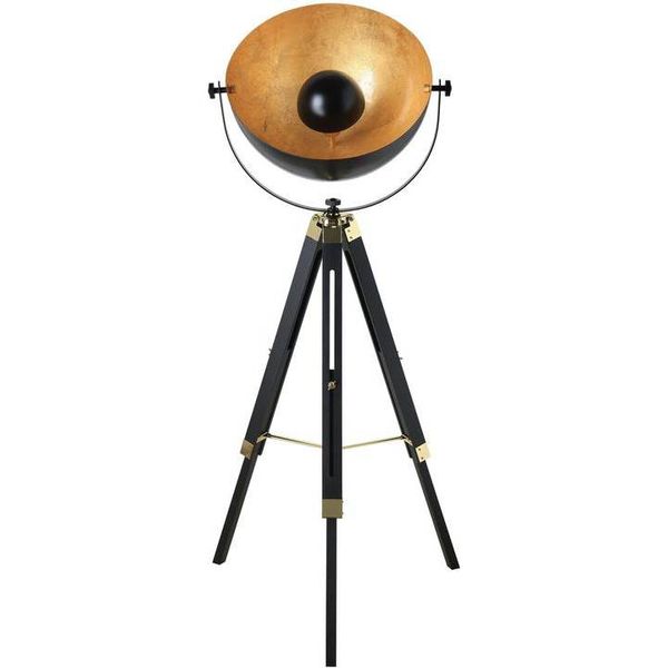 Eurolux - Covaleda Floor Light - Black and Gold - 840mm