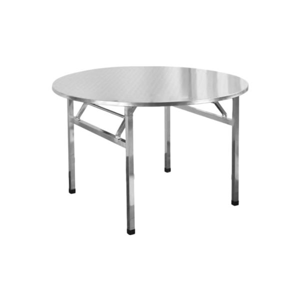Stainless Steel Foldable Round Table - 80 x 80cm - FT-80