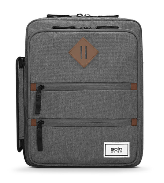 Solo New York Hydro Sling Compatible With 14" Laptops &amp; 13" Tablets - Grey