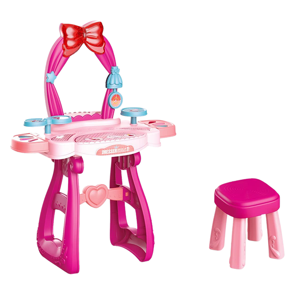 Make Up Mirror Table With Chair Lights &amp; Sounds-36Pieces YG-261