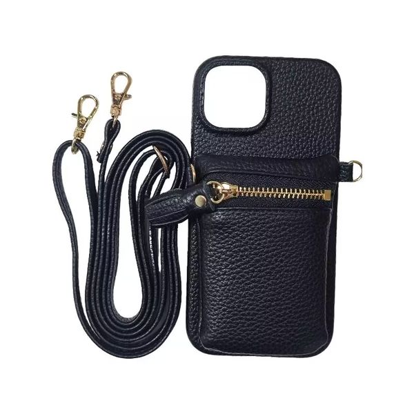 Horizontal Hanging Rope Coin Slot Compatible With iPhone 15 Phone Case