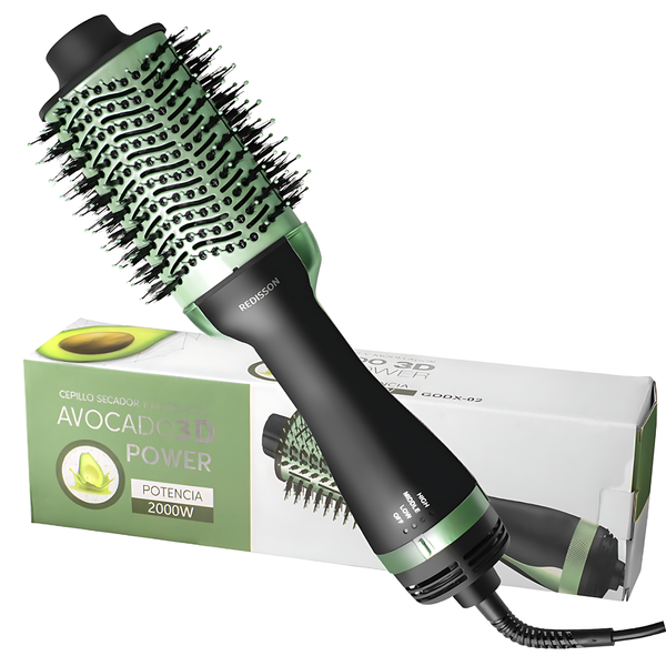 Hair Dryer Blow Dryer Brush Hair Dryer Styler Volumizer Hot Air Brush Green