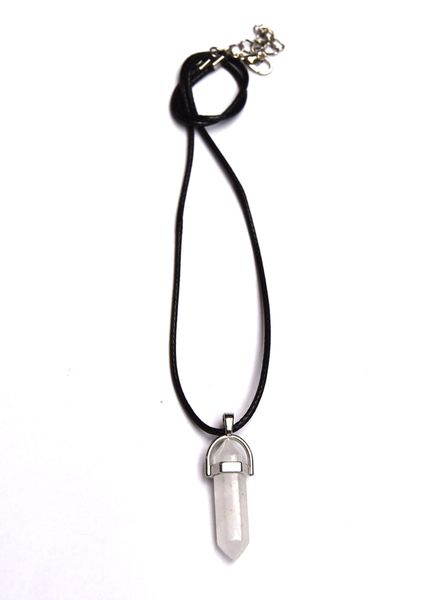 Gemstones Necklaces- Quartz Stone Bullet