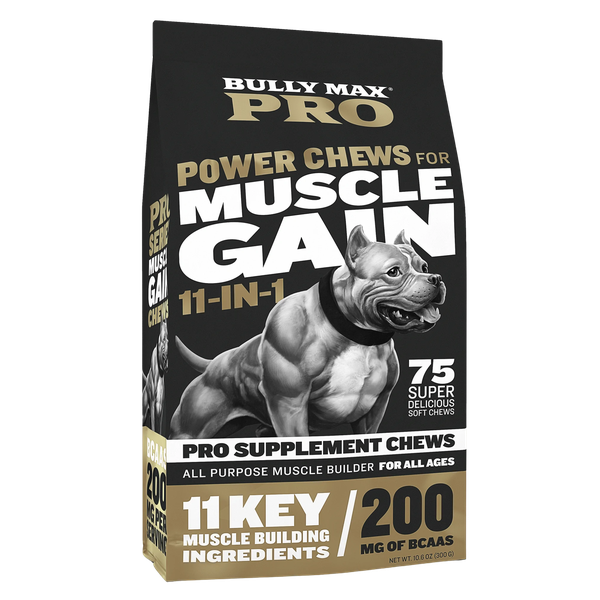 Bully Max PRO Series Power Chews for Muscle Gain 11-in-1 - 75 soft chews