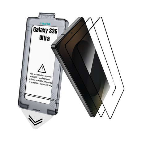 CellTime EasyFit Screen Protector Compatible with Galaxy S26 Ultra - 2 Pack Image
