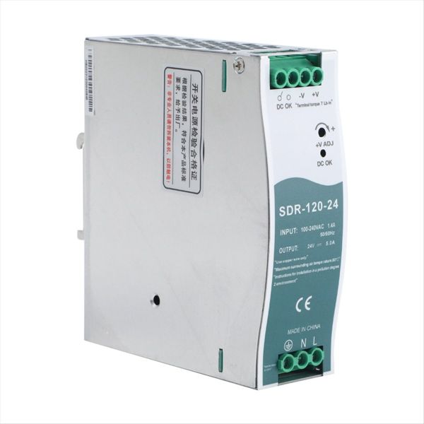 Sdr-120-24 Switching Power Supply Din-Rail Compatible with Universal