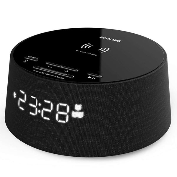 Philips Alarm Clock Speaker With Wireless Qi Charger
