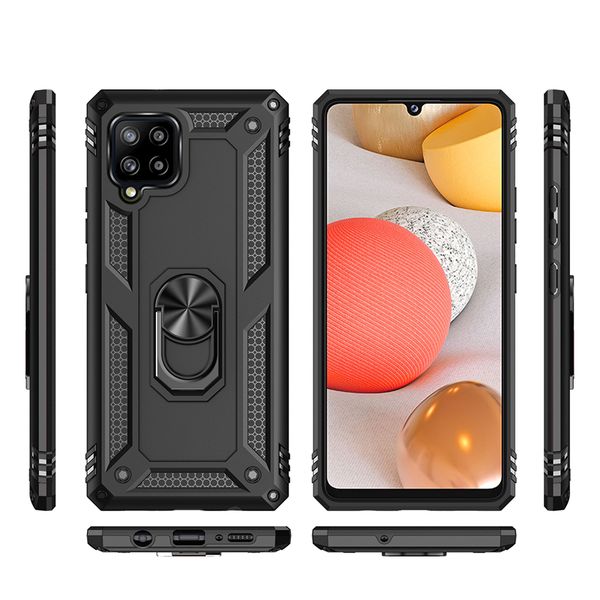 TUFF-LUV Rugged Armour Case &amp; Stand Samsung Galaxy A22 (4G) - Black