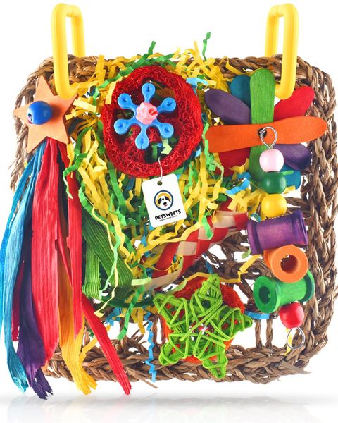 Cockatiel Toy Budgie Toys Foraging Toy Hanging Bird Toys