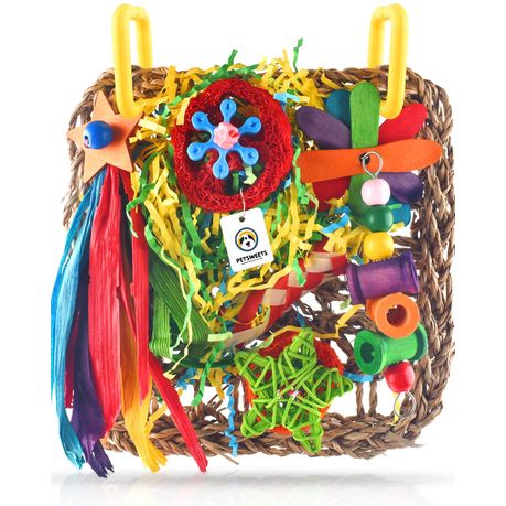 Cockatiel Toy Budgie Toys Foraging Toy Hanging Bird Toys Image