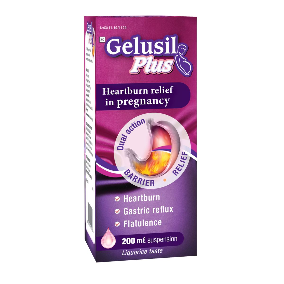 Gelusil Plus Dual Action Heartburn Relief In Pregnancy 200ml Shop 