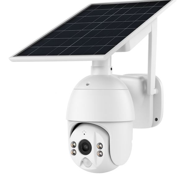 Solar PTZ Camera - Voice Monitor &amp; App Control