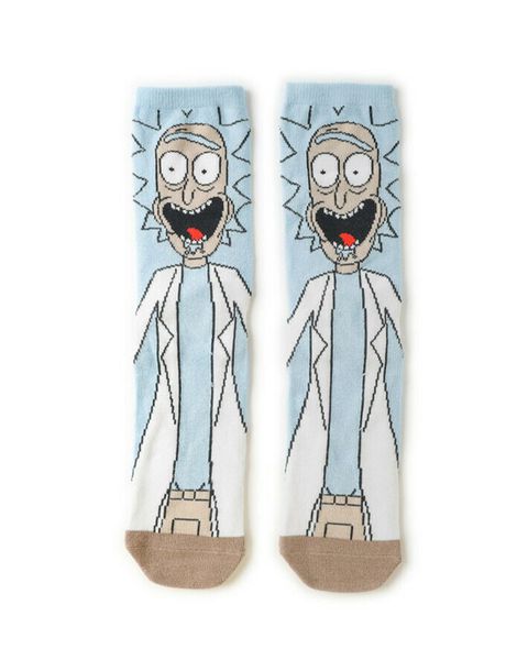 SKA Rick &amp; Morty Fashion Cotton Socks- Original Blue