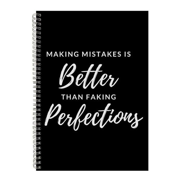 Better A4 Notebook Spiral Lined Motivational Saying Graphic Notepad Gift185