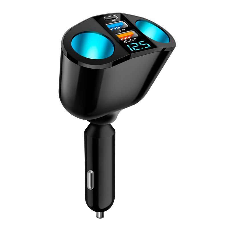 Car Charg Dual-port Car Charger Adapter Multiple Devices Can Be Charged ...