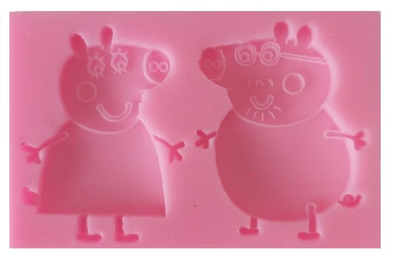 Peppa Pig Daddy and Mommy Mould