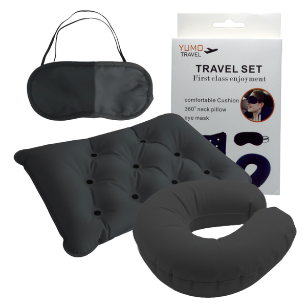 Yumo 3-Piece Inflatable Travel Comfort Set