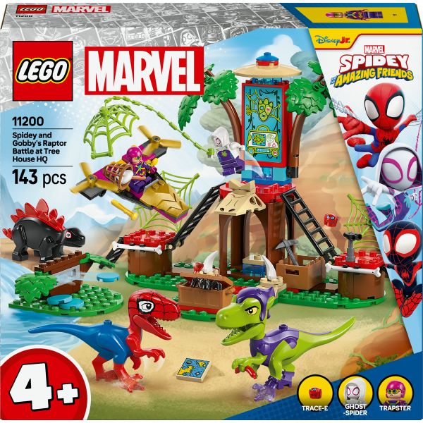 LEGO® Marvel Spidey And His Amazing Friends Spidey and Gobby’s Raptor Battle at Tree House HQ 11200