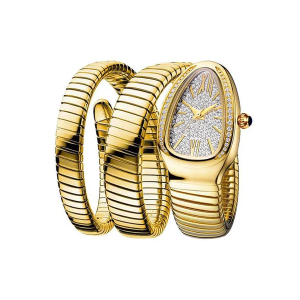 Vipere Double Coil Bracelet Watch for Women