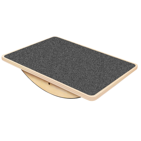 Solid Wood Yoga Balance Board for Core Strength and Stability Training