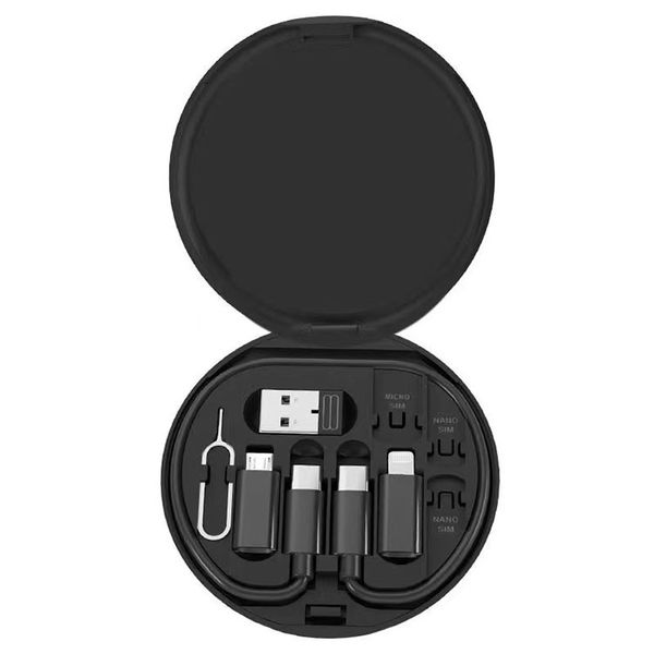 5-in-1 USB-C Fast Charging Cable Set with PD + OTG Adapters &amp; Case