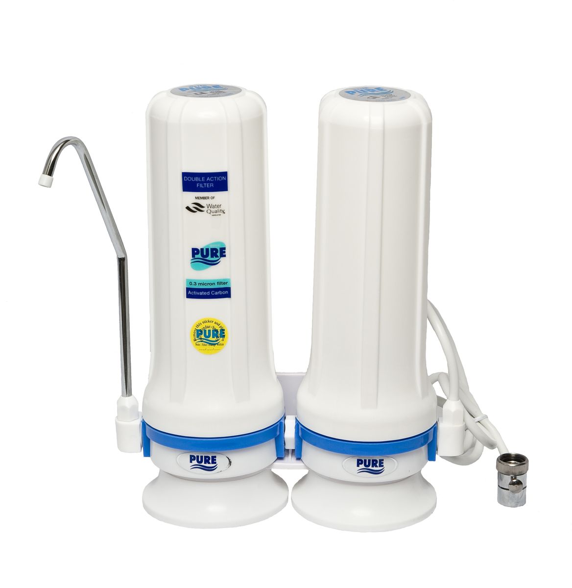 Pure Water Double Counter Top Water Purifier Shop Today. Get it Tomorrow!