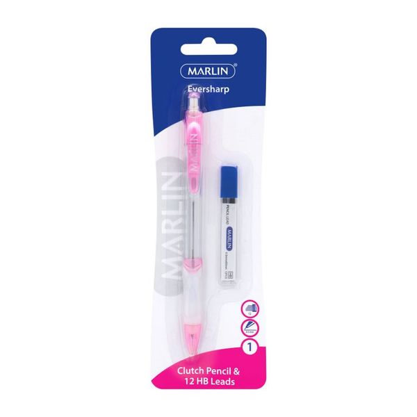 Marlin - 0.5mm Eversharp Clutch Pencil &amp; Lead (Pack Of 12)