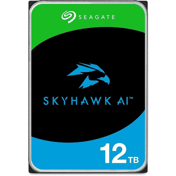 Seagate SkyHawk AI 12TB 3.5" Surveillance HDD 7200RPM SATA III, 512MB Cache