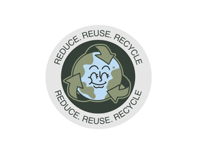 Reduce Reuse Recycle Vinyl Stickers - Pack of 300 Stickers | Shop Today ...
