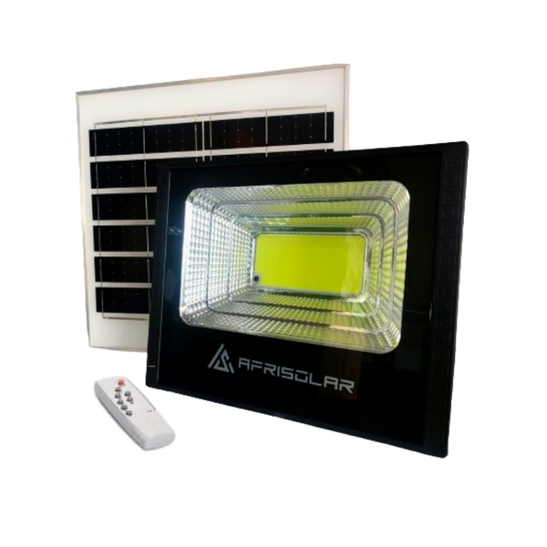 100w COB LED Solar Flood Light &amp; Remote - Afrisolar