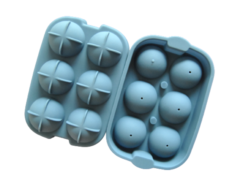 Ice Hockey Mould Blue - Set of 4