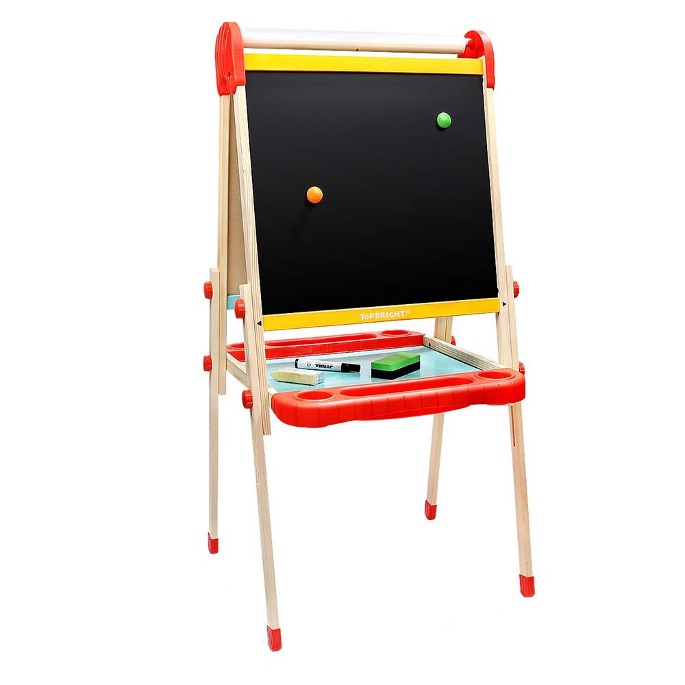 TopBright 2-in-1 Deluxe Standing Art Easel Adjustable Height | Shop ...