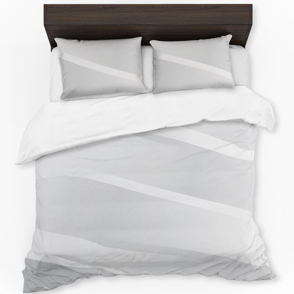 Shades Of White Duvet Cover Set image