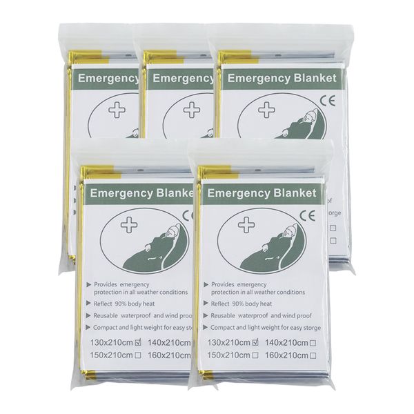 Outdoor First Aid Aluminum Foil Blanket Camping Gear