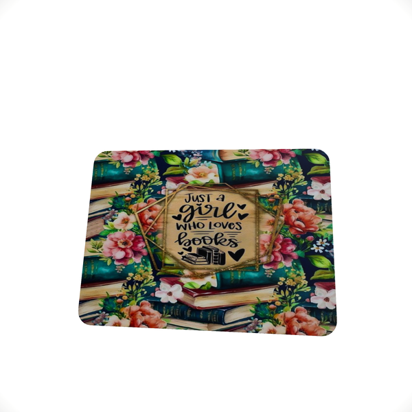 Just A Girl Who Loves Books - Mouse Pad