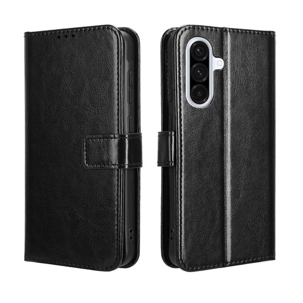 Crazy Horse Pattern Leather Cover Compatible for Samsung Galaxy S20 Ultra