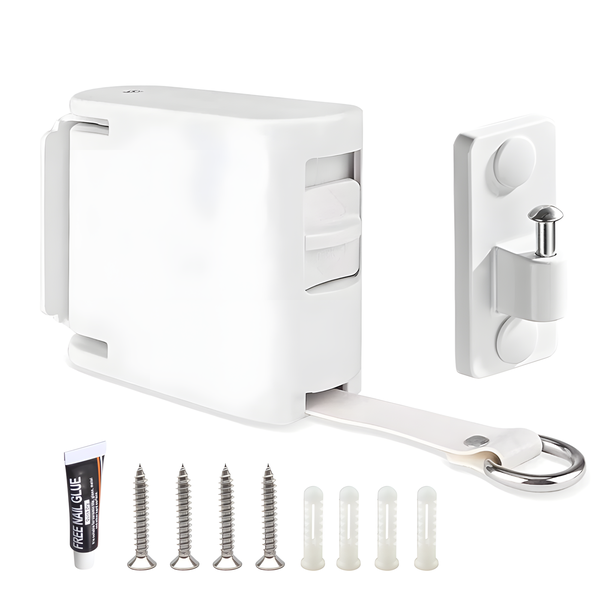 Retractable Single Clothesline Heavy Duty Wall Mounted Clothes Line
