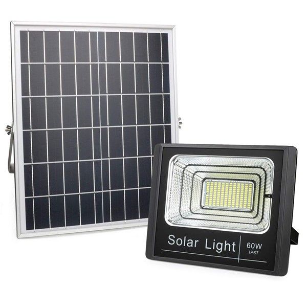 60W Solar LED Flood Light with Remote control